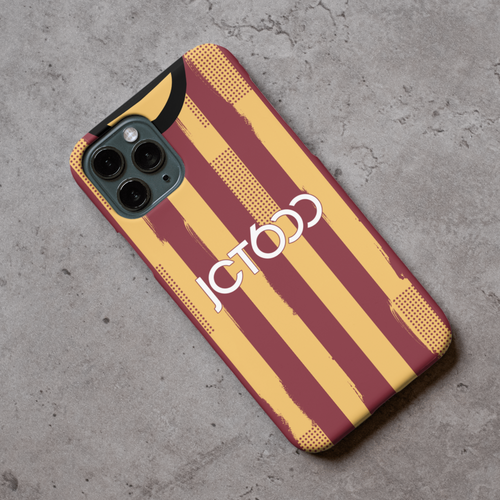 Bradford City Home 2024/25 Football Shirt Protective Premium Hard Rubber Silicone Phone Case Cover