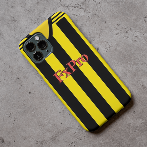 Watford Home Retro Shirt Protective Premium Hard Rubber Silicone Phone Case Cover