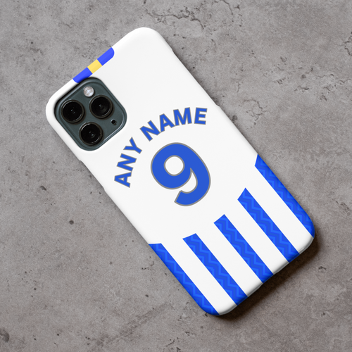 Sheffield W 2024-2025 Home Football Shirt (choose any Name and Number) Protective Premium Rubber Silicone Phone Case