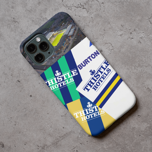 Leeds Retro Shirt Collage Protective Premium Hard Rubber Silicone Phone Case Cover