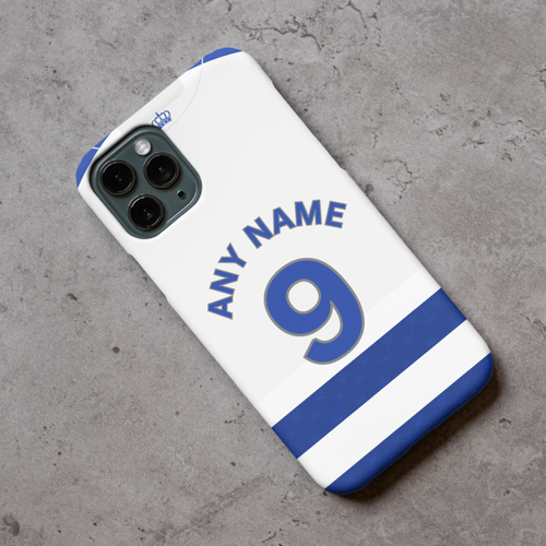 Reading 2024-2025 Home Football Shirt (choose any Name and Number) Protective Premium Rubber Silicone Phone Case