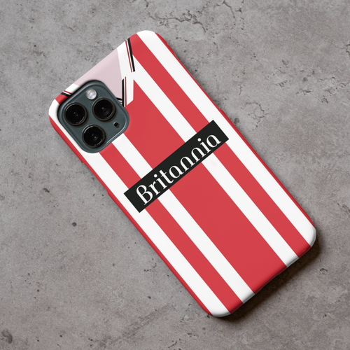 Stoke City Home Retro Protective Premium Hard Rubber Silicone Phone Case Cover