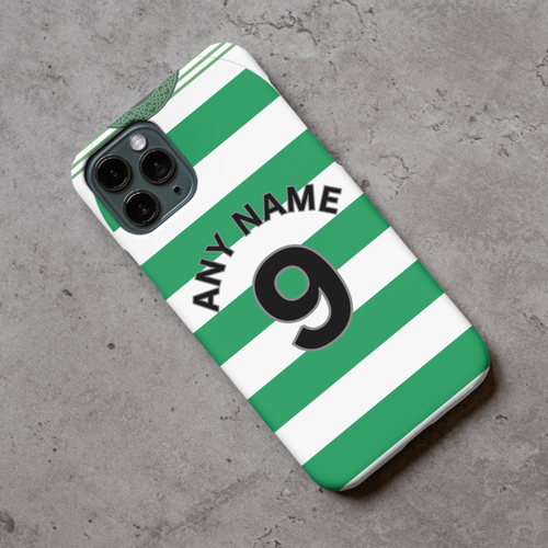 Glasgow Cel 2024-2025 Home Football Shirt (choose any Name and Number) Protective Premium Rubber Silicone Phone Case