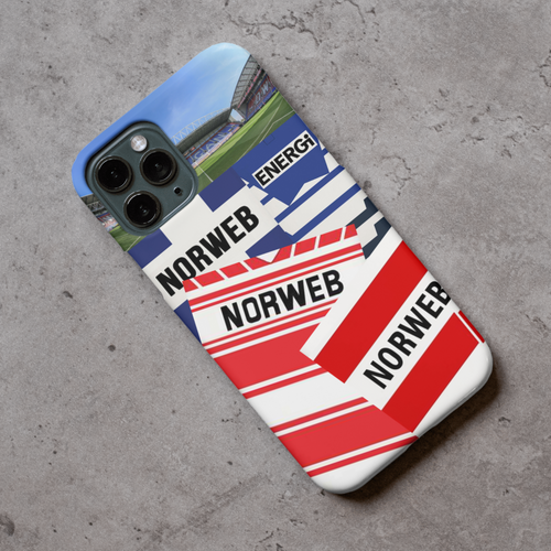 Wigan Warriors Retro Rugby Shirt Protective Premium Hard Rubber Silicone Phone Case Cover