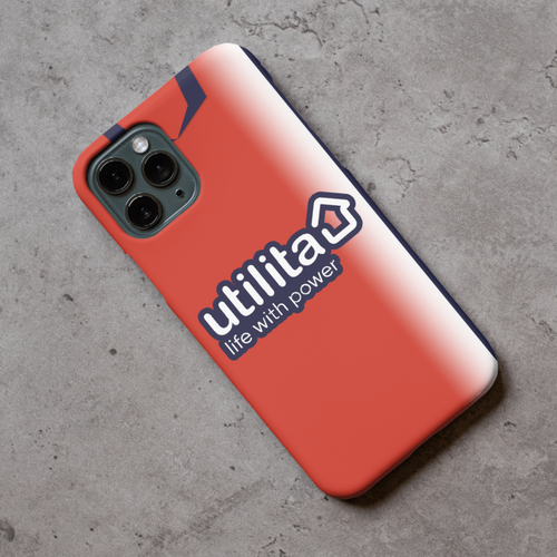 Luton Town 2024/25 Shirt Protective Premium Hard Rubber Silicone Phone Case Cover