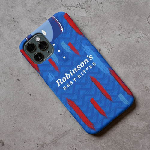 Stockport County Retro Shirt Protective Premium Hard Rubber Silicone Phone Case Cover