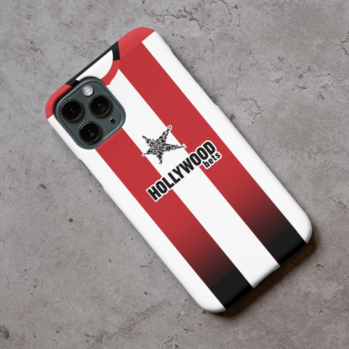 Brentford 2024/25 Home Shirt Protective Premium Hard Rubber Silicone Phone Case Cover