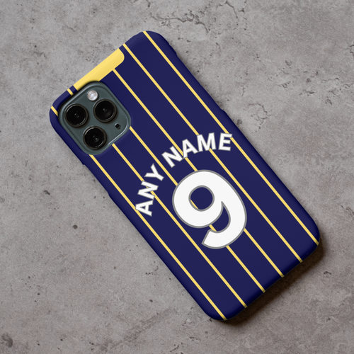 Southend 2024-2025 Away Football Shirt (choose any Name and Number) Protective Premium Rubber Silicone Phone Case