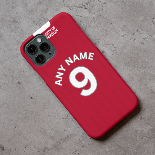 Charlton 2024-2025 Home Football Shirt (choose any Name and Number) Protective Premium Rubber Silicone Phone Case