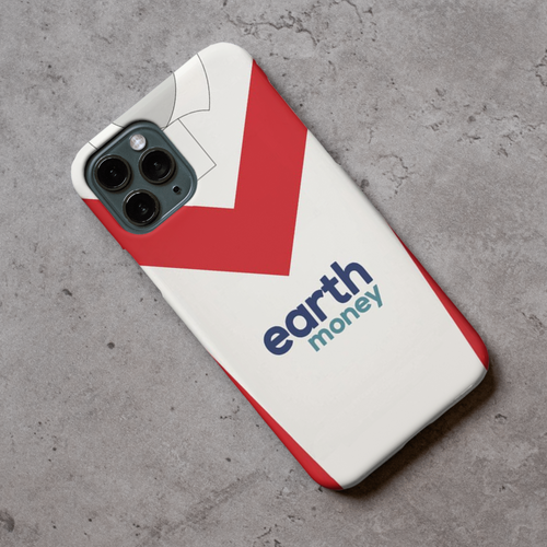 St Helens Retro Shirt Hard Rubber Premium Phone Case (Free P&P)