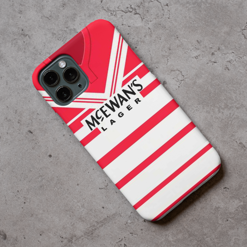 St Helens Retro Shirt Hard Rubber Premium Phone Case (Free P&P)