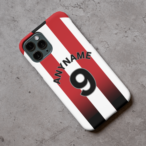 Brentford 2024-2025 Home Football Shirt (choose any Name and Number) Protective Premium Rubber Silicone Phone Case