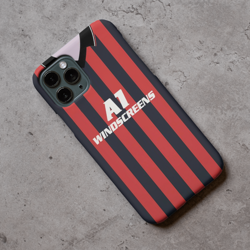 Bournemouth 1990 Retro Shirt Rubber Premium Phone Case (Free P&P)