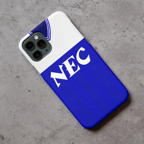 Everton Retro Football Shirt Protective Premium Hard Rubber Silicone Phone Case