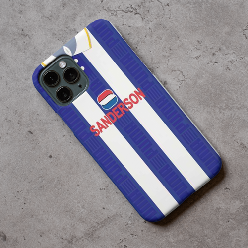 Sheffield W Retro Football Shirt Protective Premium Hard Rubber Silicone Phone Case Cover