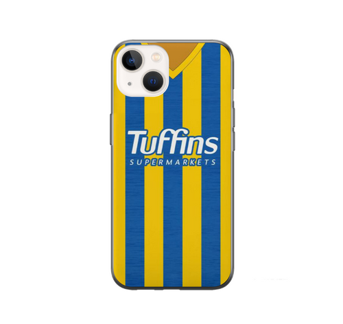 Shrewsbury Town Retro Shirt Protective Premium Hard Rubber Silicone Phone Case Cover