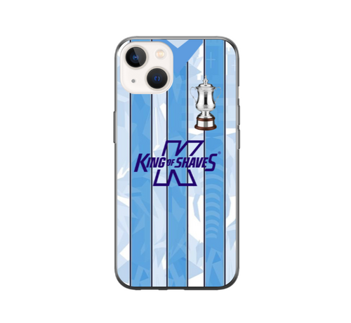 Coventry 2023/24 FA Cup Version Protective Premium Hard Rubber Silicone Phone Case Cover