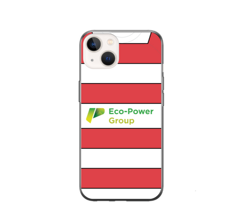 Doncaster Rovers home 2024/25 Shirt Protective Premium Hard Rubber Silicone Phone Case Cover