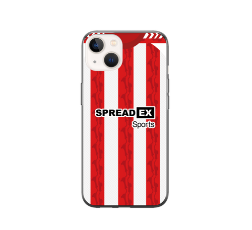 Sunderland 2024/25 Home Football Shirt Protective Premium Hard Rubber Silicone Phone Case Cover