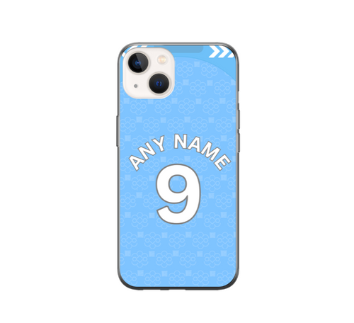 Coventry 2024-2025 Home Football Shirt (choose any Name and Number) Protective Premium Rubber Silicone Phone Case