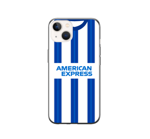 Brighton 2024/25 Home Football Shirt Protective Premium Hard Rubber Silicone Phone Case Cover