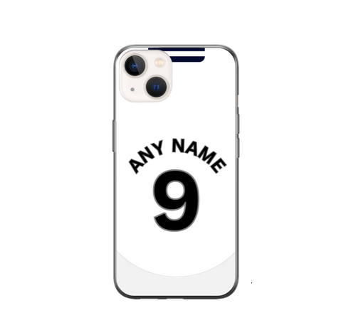 Fulham 2024-2025 Home Football Shirt (choose any Name and Number) Protective Premium Rubber Silicone Phone Case