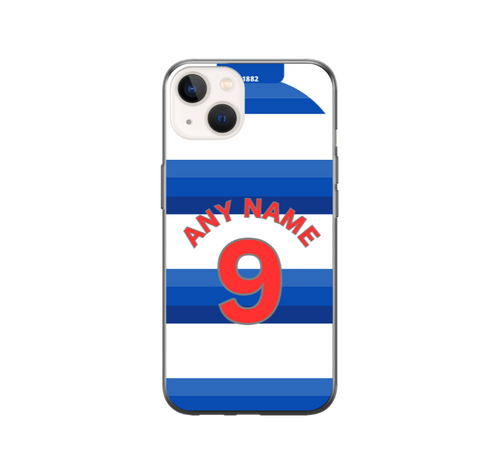 QPR 2024-2025 Home Football Shirt (choose any Name and Number) Protective Premium Rubber Silicone Phone Case