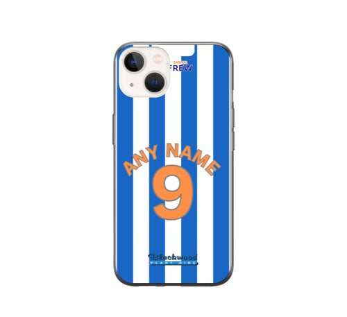 Kilmarnock 2024-2025 Home Football Shirt (choose any Name and Number) Protective Premium Rubber Silicone Phone Case