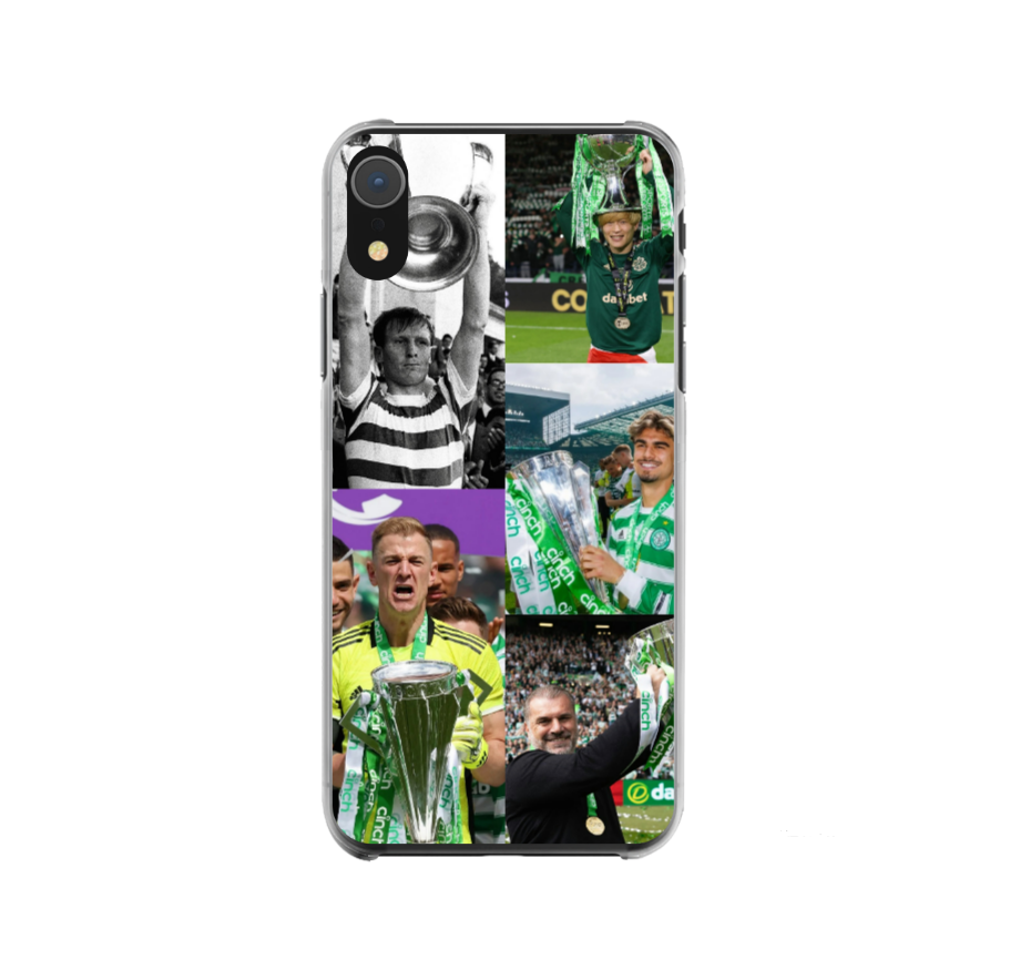 Glasgow Green & White Collection Premium Rubber Silicone Phone Case (Free P&P)