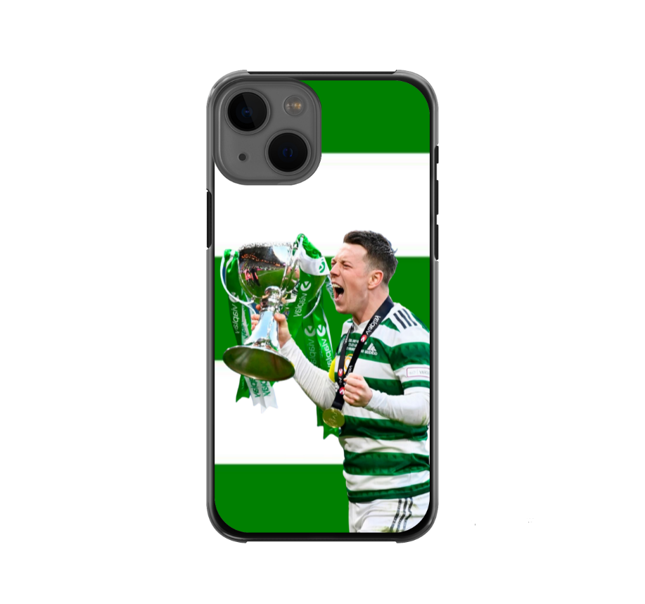 Glasgow Green & White Mcgregor Premium Rubber Silicone Phone Case (Free P&P)