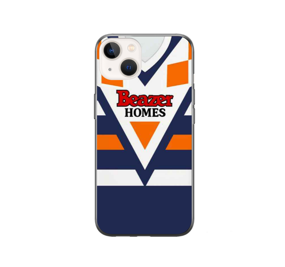 Featherstone Rovers Retro Shirt Hard Rubber Premium Phone Case (Free P&P)