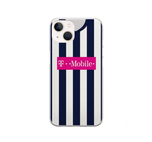 West Brom Retro Shirt Rubber Premium Phone Case (Free P&P)