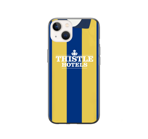 Leeds United Away Retro Football Shirt Protective Premium Hard Rubber Silicone Phone Case Cover