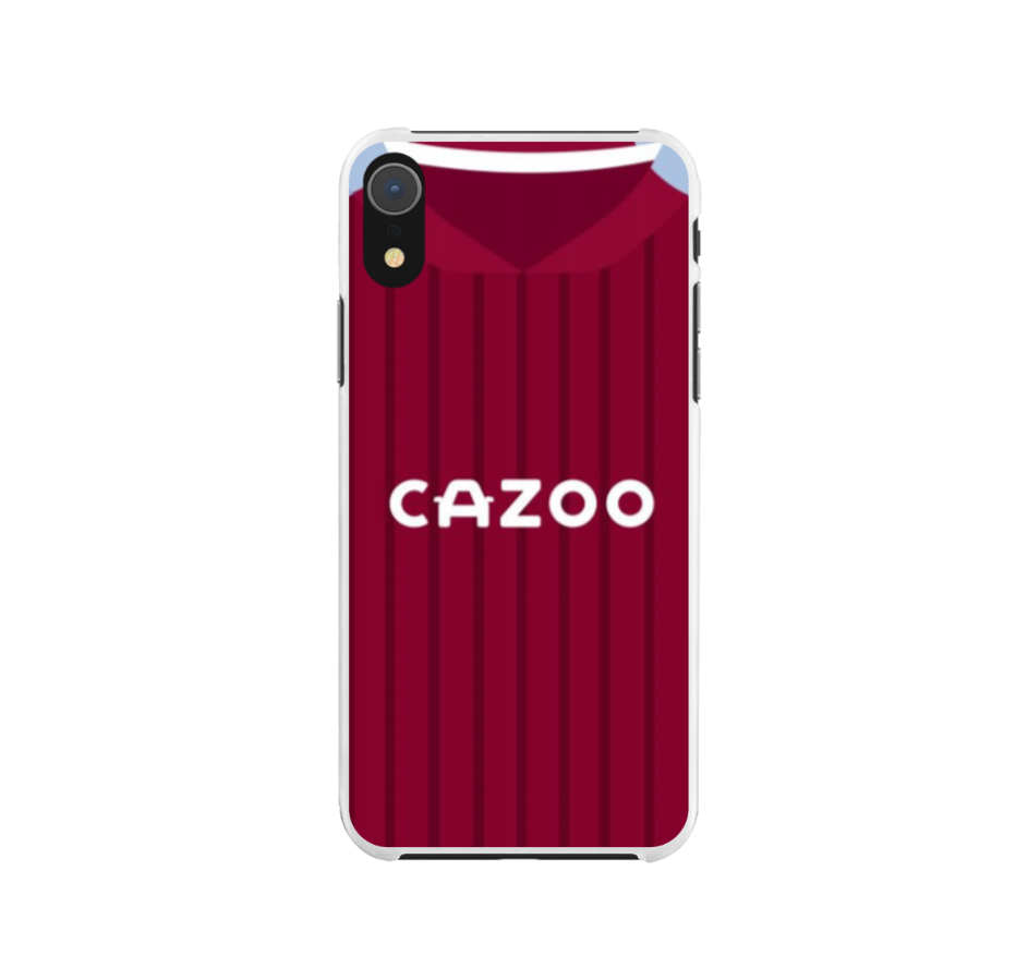 Aston Villa 2021 Home Shirt Hard Rubber Premium Phone Case (Free P&P)