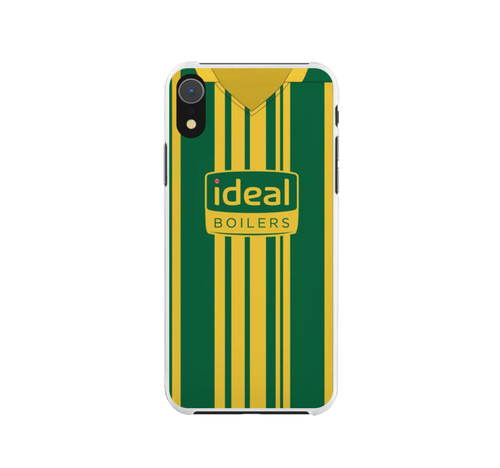 West Brom Away Retro Shirt Rubber Premium Phone Case (Free P&P)