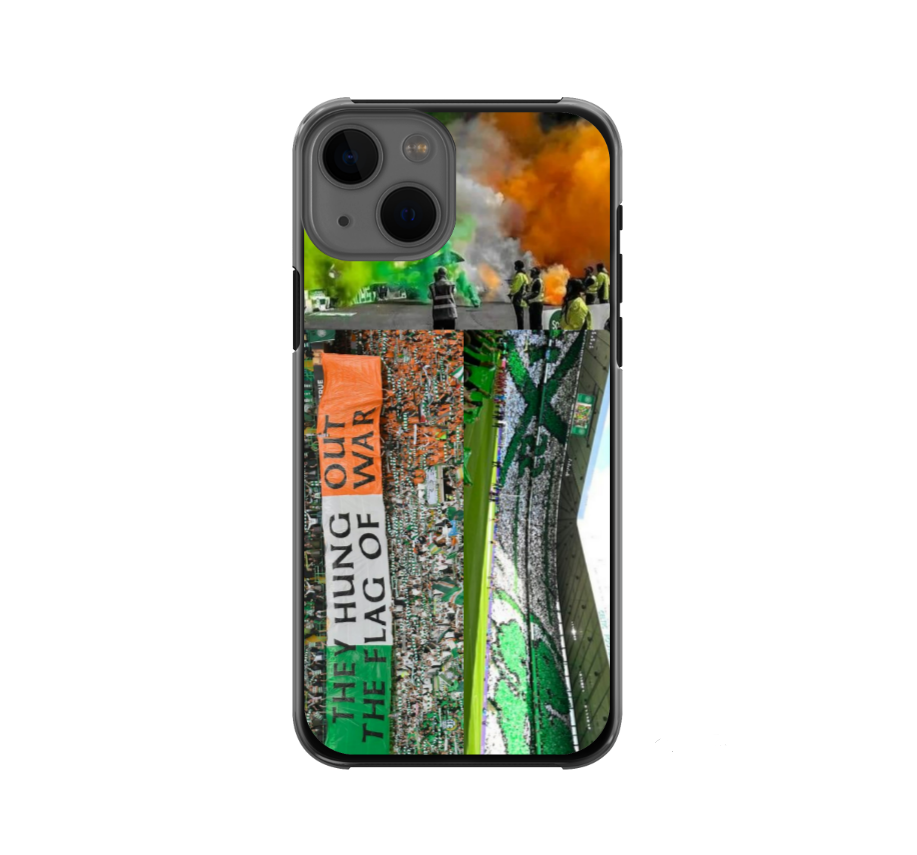 Glasgow Green & White Collection Premium Rubber Silicone Phone Case (Free P&P)